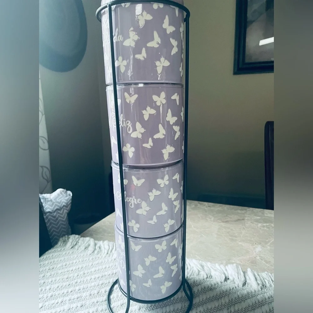 Signature Purple Stackable Mug Set - Picture 6 of 6